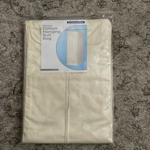 Cotton Hanging Suit Bag from The Container Store